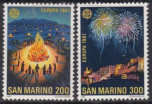 San Marino #998-99  F-VF MNH ** San Marino Day