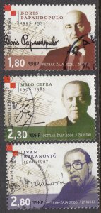 Croatia #608-610    Used