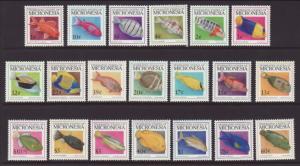 Micronesia 301-320A Fish MNH VF