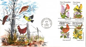 #1953-2002 Birds - Flowers Ham FDC Set