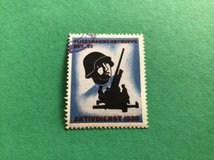 German Air Force active service 1939 Cinderella poster stamp A15452