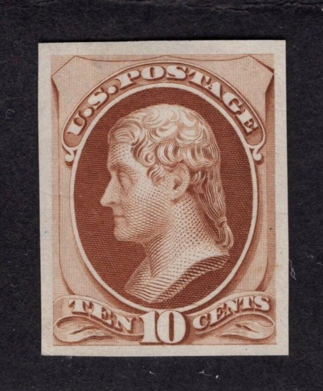 $US SC#150p3 Unused XF/GEM Plate Proof on India, CV $40.00