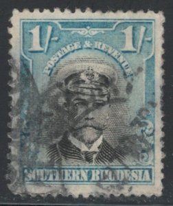 Southern Rhodesia 1924 King George V 1sh Scott # 10 Used