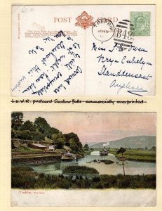 GB Wales LNWR RAILWAY Cards{2} TREFRIW*B48* Duplex Blaenau Ffestiniog 1910 RL144 