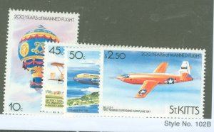 St. Kitts #123-126  Single (Complete Set)