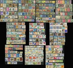 600+ Portugal Postage Europe Stamp Collection Used