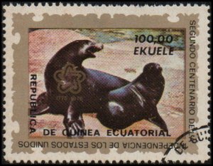 Equatorial Guinea sw1142 - Cto - 100e Seals (1976)