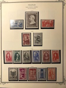 French Semi Postals - 12 pages -