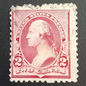StampGeek US SCOTT #220 USED FINE LIGHT HINGE