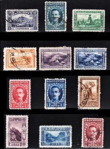 Bulgaria Scott 158-61, 163-70 F to VF used. FREE...