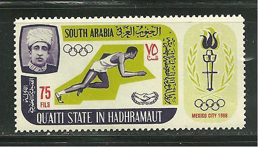 Qu'aiti State in Hadhramaut 106a Summer Olympics Mexico City