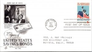 FDC 1966 SC #1320 Artcraft Cachet - Sioux City, IA - Single - J3600