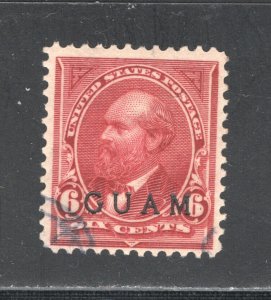 GUAM #6   Used, F/VF, Light Cancel, CV $190.00 ..... 2570003