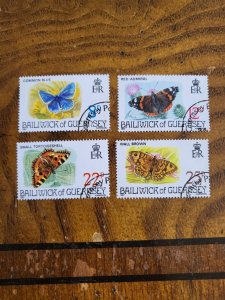 Stamps Guernsey Scott #218-21 used