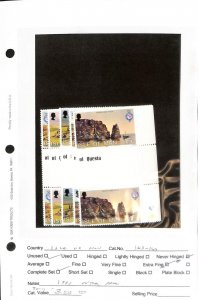 Isle of Man, Postage Stamp, #163-167 Gutter Pairs Mint NH, 1980