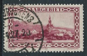 Saar, Sc #126, 50c Used
