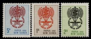 Papua New Guinea 164-6 MNH Malaria Eradication, WHO, Insect, Mosquito, Medicine