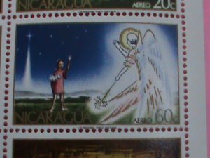 NICARAGUA STAMP: 1972- SC#C821a   CHRISTMAS 1972 -MINT NOT HING S/S SHEET