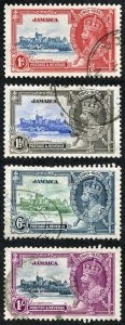 Jamaica SG114/17 1935 Silver Jubilee Set Fine Used