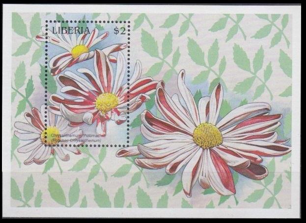 1997 Liberia 1906/B167 Flowers 7,00 €