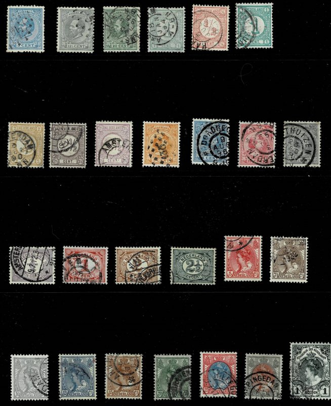 1872-1944 Mostly Used Netherlands Collection