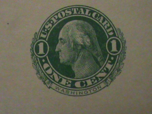 ​UNITED STATES-1908- 114 YEARS OLD GEORGE WASHINGTON MNH-POST CARD-VERY FINE