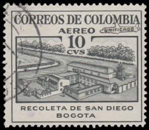 COLOMBIA 1959 - 60 SCOTT # C325. USED. # 2