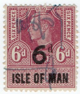 (I.B) George VI Revenue : Isle of Man 6d