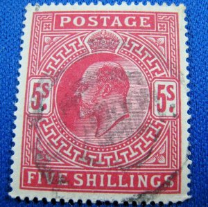 GREAT BRITAIN 1902 SCOTT # 140   USED     (bs28)