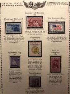 US 1955 to 1961 Commemoratives OGNH - See Description