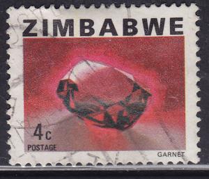 Zimbabwe 416 USED 1980 Garnet