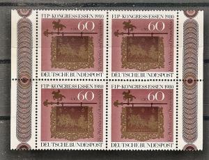 Germany  B581 MNH 1980 49th FIP Congress Blocks