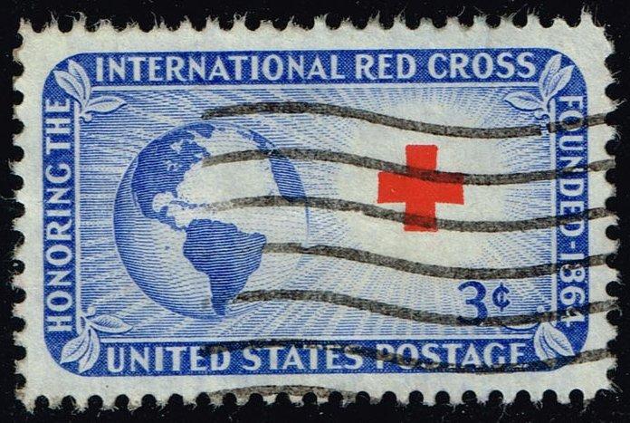 US #1016 Red Cross; Used | United States, / HipStamp