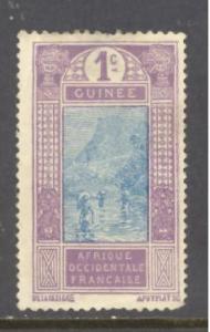 French Guinea Sc # 63 mint hinged