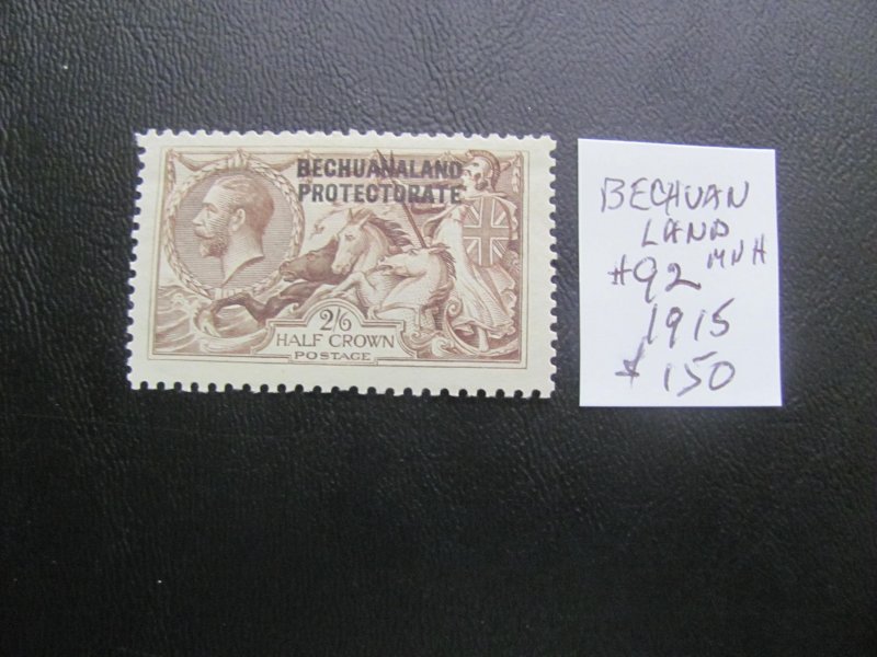 BECHUANALAND 1915 SC 92 SET VF/XF $150 (160)