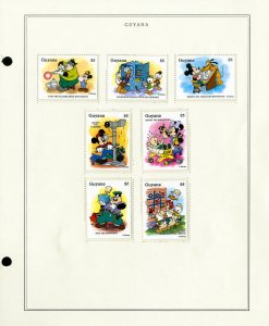 Guyana Mint Modern 1990s Stamp Collection