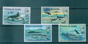 Tristan Da Cunha - Sc# 202-5. 1975 Killer Whales. MNH $6.10.