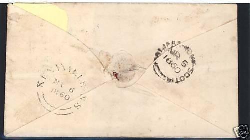 Nova Scotia #5a Used Bisect On Cover