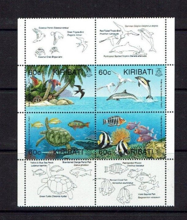 Kiribati: 1995, Protecting the Environment, MNH Sheetlet 