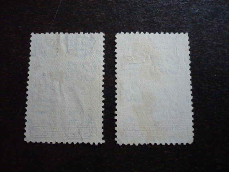 Stamps - Bechuanaland - Scott# 124-125 - Used Part Set of 2 Stamps