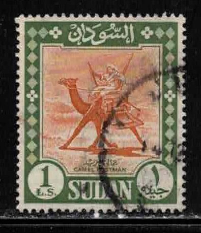 SUDAN Scott # 159 Used 1 - Postman On camel