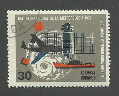 1971 Cuba Scott Catalog Number 1592 Used