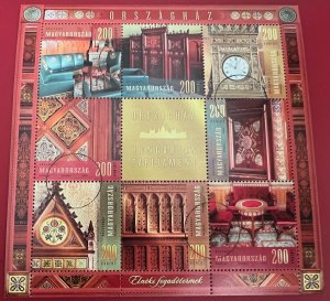 HUNGARY 2015 Parliament Hall SPECIMEN Mini Sheet
