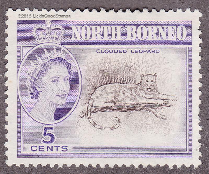 North Borneo 282 Clouded Leopard 1961