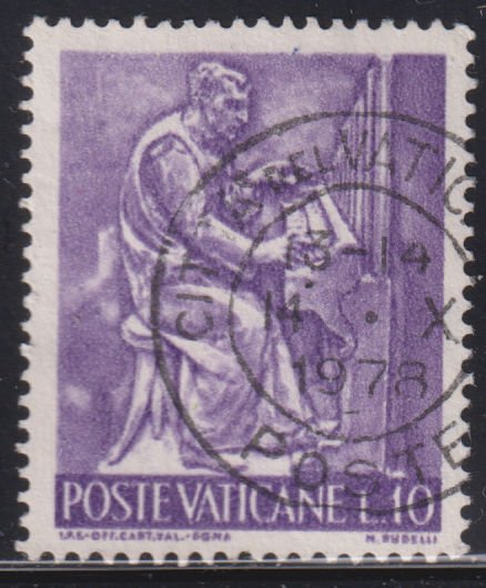 Vatican City 424 Organist 1966