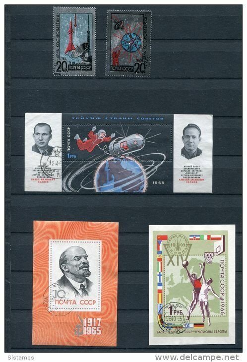 Russia/USSR 1965 Mi Block 38  40-1  3042-3 on  Aluminum Foil Cv 19.80 euro