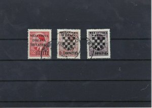 Croatia 1941 Overprints  Stamps Ref: R6727