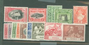 Tonga #70/90 Unused Multiple