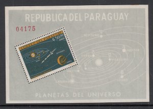Paraguay 735a Space Souvenir Sheet MNH VF