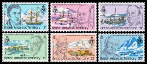 British Antarctic Territory Scott 76-81 (1980) Mint NH VF Complete Set C
